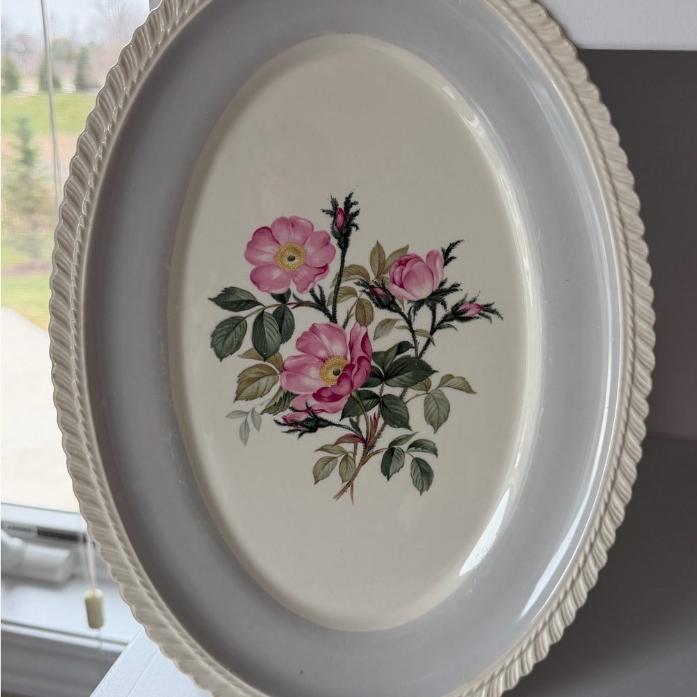Wild Rose Harker Serving Platter